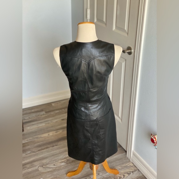 Nanushka Menphi Vegan Leather Mini Dress - Picture 6 of 6